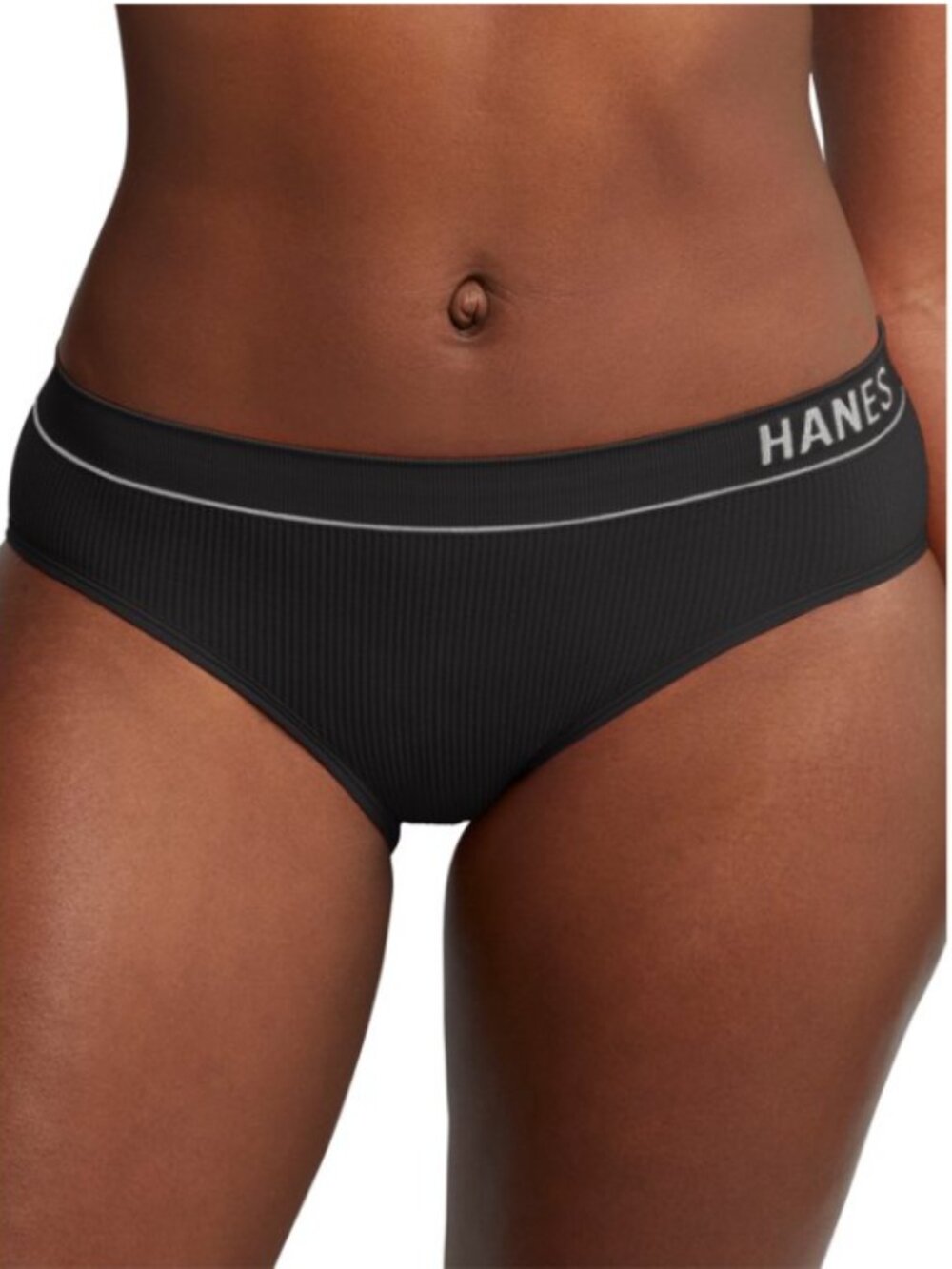 NWOT Hanes Ribbed Bikinis 3/Pk Sz M